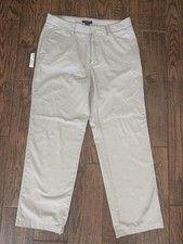 Pantalones Nautica Clipper caqui - Ropa de trabajo utilitaria recta 34W x 30L