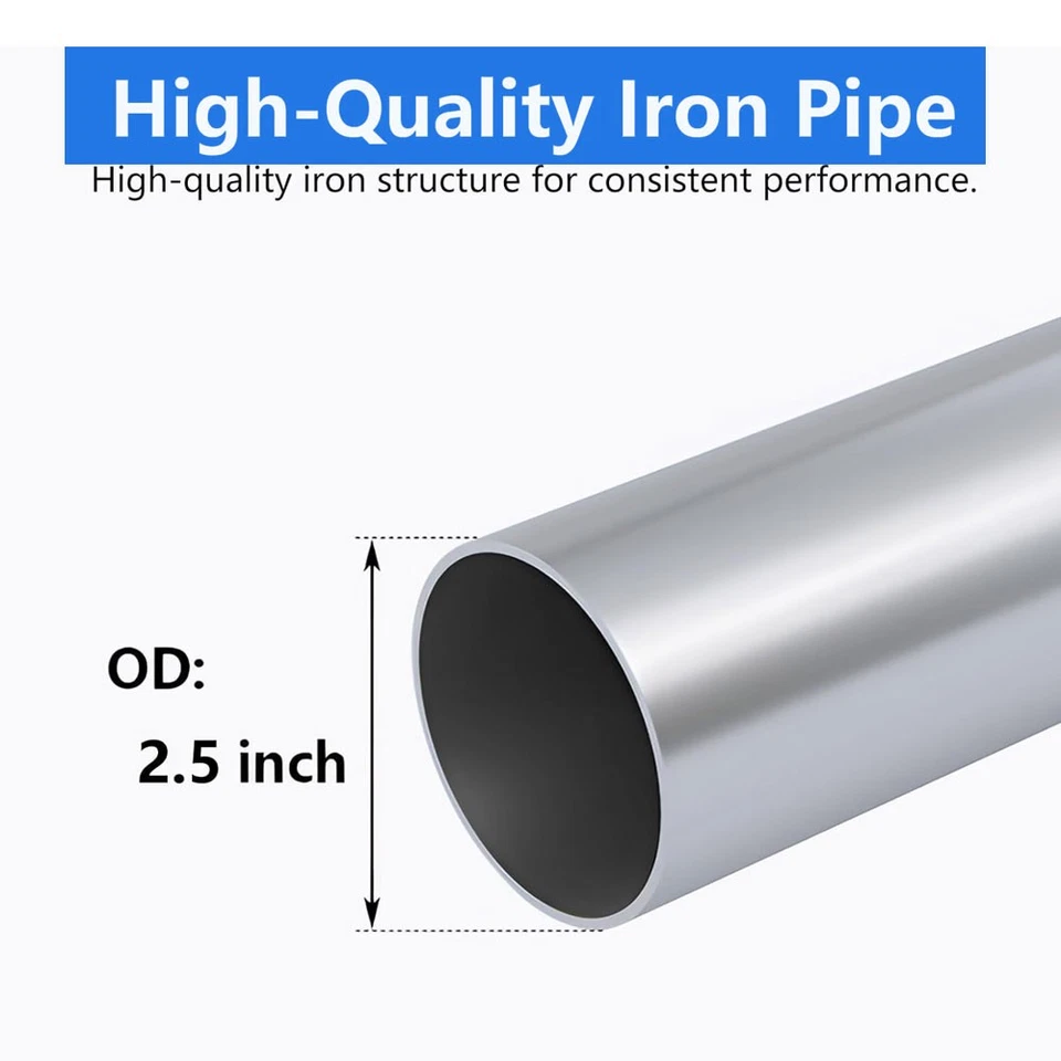 Kit de tubo de escape mandril curva reta aço inoxidável 2,5" para Chevy C10 8 peças - Imagem 4 de 4