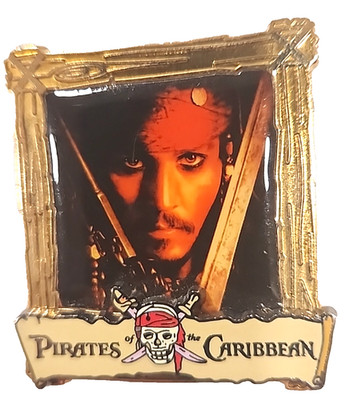 Disney Pin Captain Jack Sparrow Johnny Depp Movie Poster Artist Proof AP 00020