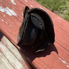 USA Civil War Leather Percussion Cap Box with Wool & Shield Wing Post 1861 Empty — photo 4