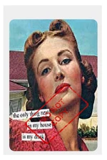 Only Thing Neat in My House is my Drink Funny Drunk Wife Fridge Magnet 4x6