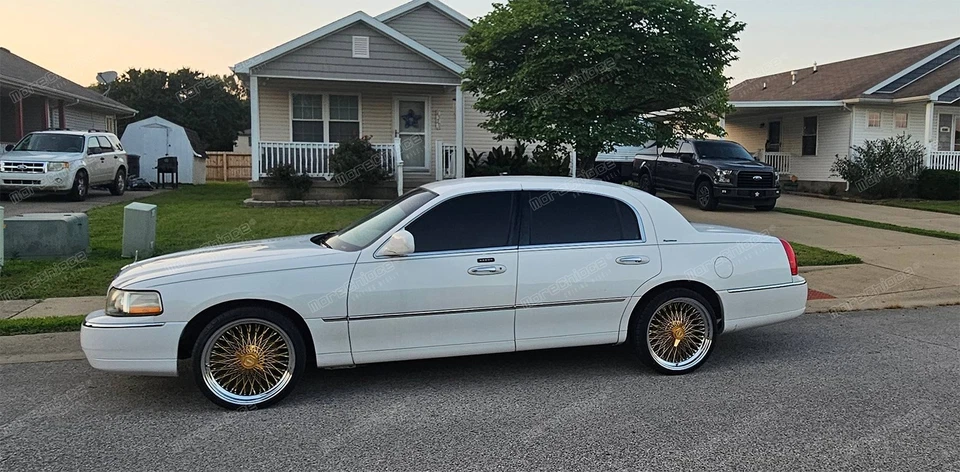 For 2003-2011 Lincoln Town Car Android 15 Apple Carplay Car GPS Stereo Radio Foto 3 de 4