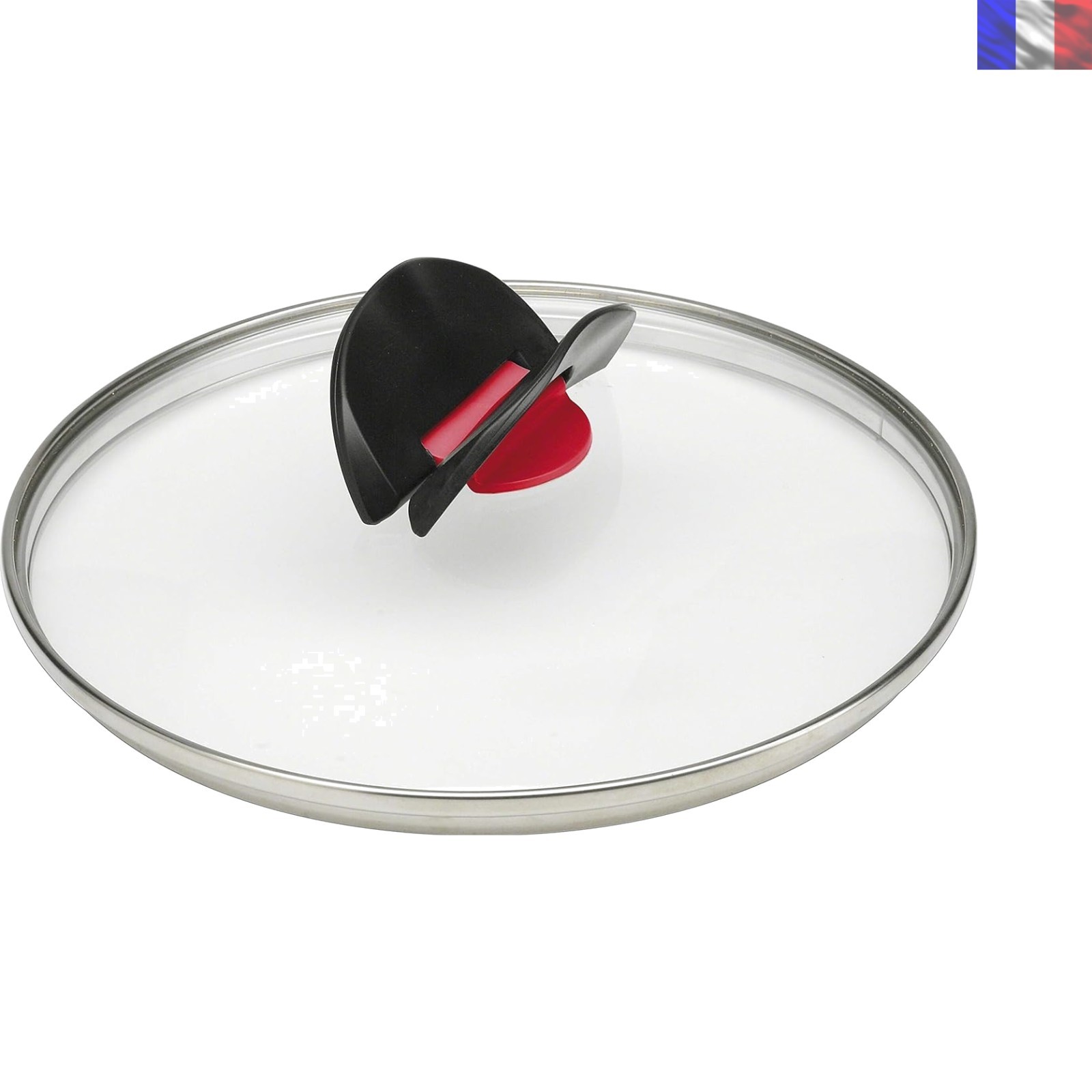 Couvercle de Remplacement Verre 24 cm et Cerclage Acier Inoxydable