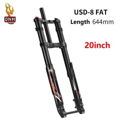 Fourche DNM VTS 90 VTT Descente – Suspension Air, 26 Pouces, 1-1/8, Look Vintage Argenté
