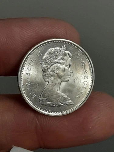 1966 Canada Silver Quarter BU (.800 Silver)