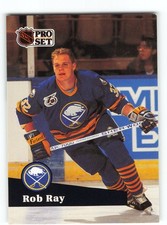 Rob Ray 1991 Buffalo Sabres Card