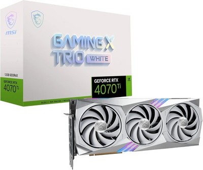 MSI GeForce RTX 4070 Ti GAMING X TRIO White 12G GDDR6X Graphics card