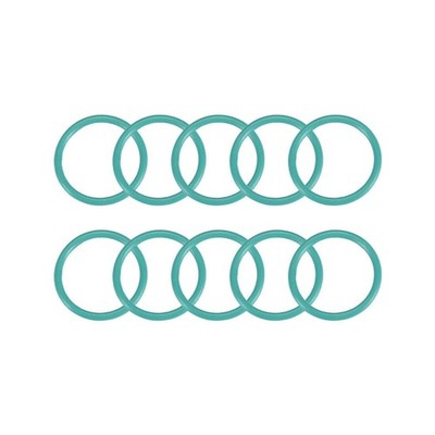 Fluorine O Rings 22mm OD, 18.2mm ID, 1.9mm Width, Seal Gasket Green 10Pcs  #zb
