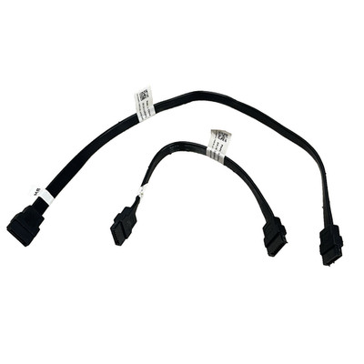Lot of 2 SATA Serial ATA HDD Cables 6 Inch and 12 Inch Black