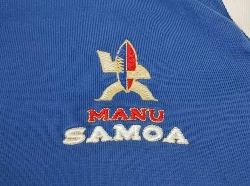 Maglia Manu Samoa Rugby Union Home 1998/2000 - Adidas Large L Jersey Top Vintage - Foto 5 di 14