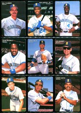 1992 Mothers Cookies SEATTLE MARINERS Team Set KEN GRIFFEY JR JOHNSON MARTINEZ