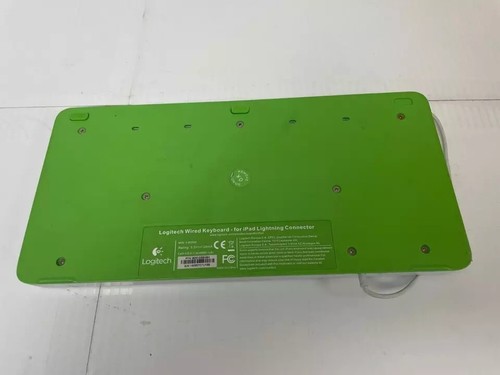2pcs (Combo) TASTIERA CABLATA LOGITECH PER CONNETTORE LIGHTNING IPAD Y-B0006 - Foto 3 di 6