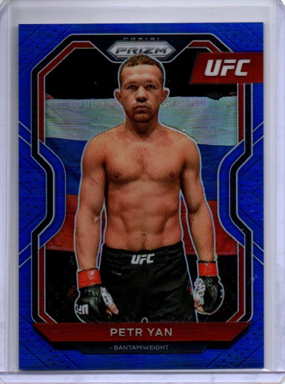 PETR YAN 2021 PANINI PRIZM UFC BLUE PRIZM #D 88/199