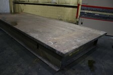 99-1/4" X 257" X 3" STEEL PLATE ON STAND: YODER #74980