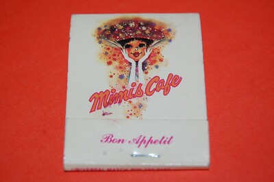 Mimi's Cafe Many Southern California Locations Vintage Full Unstruck Matchbook