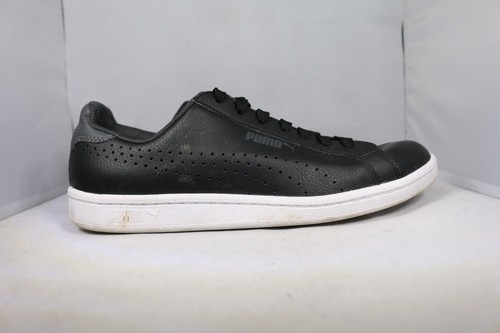 puma smash leather black