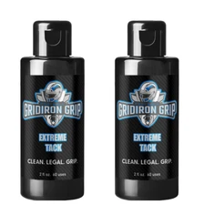 TWO - GridIron Grip Extreme Football Glove Grip Gel Bottles * Grip Boost Stickum