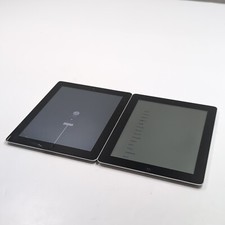Apple iPad Lot of 2 A1396 64GB and iPad A1458 broken screen Both Locked AS/IS
