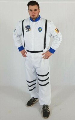 Astronaut Overall Herrenkostüm Verkleidung Faschingsparty Kostümfest