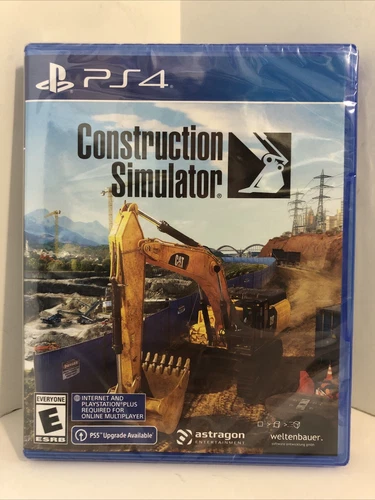 CONSTRUCTION SIMULATOR Sony PlayStation 4 PS4 NEW!! FACTORY SEALED!