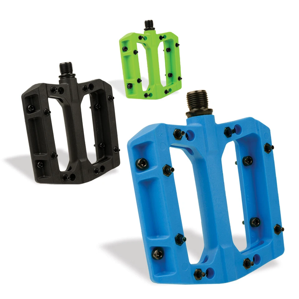 VP Mountain Bike Pedals 9/16" Nylon Fiber Double Sealed Bearing for MTB BMX-Pair - Image 2 of 4