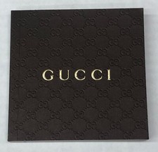 GUCCI Original Watch Warranty and maintenance book