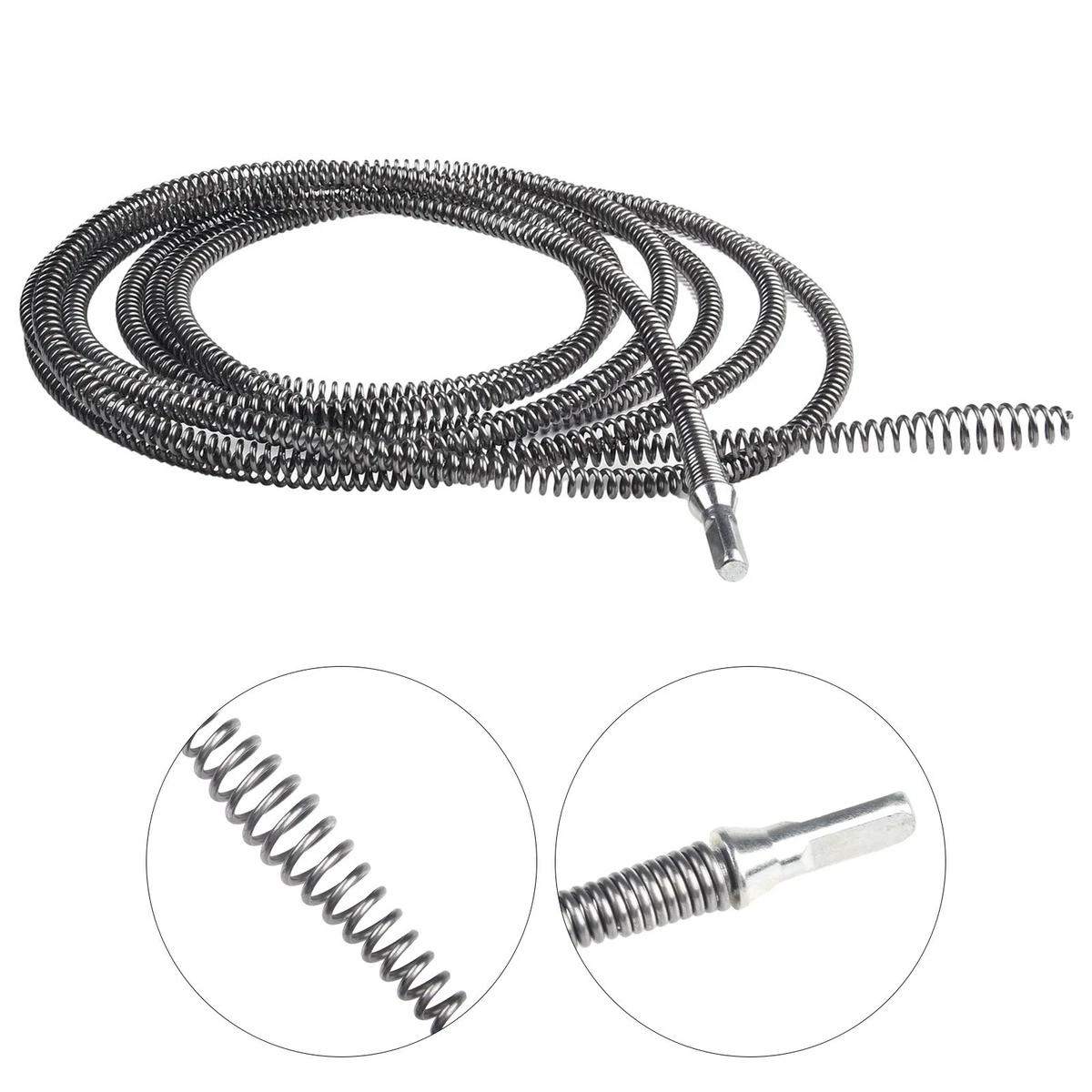 Pipe Dredging Tool Spring Tube Sewer Dredging Tool Spring Sink Cleaner 5 Meter