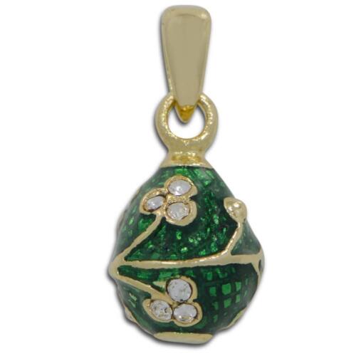 Green Clover Miniature Royal Egg Pendant - Picture 1 of 2