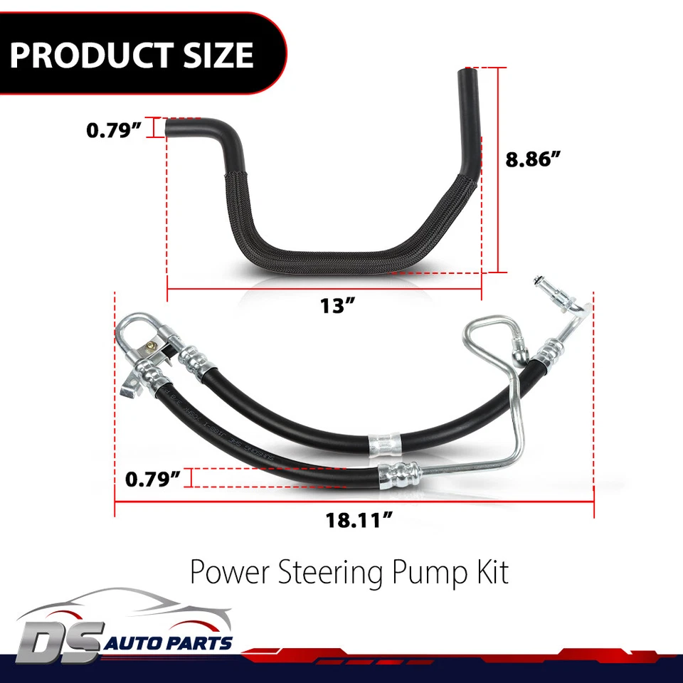 Fit For 2001-2005 BMW E46 320i 323i 325i 328Ci 328i 330i Power Steering Pump Kit Foto 4 de 4