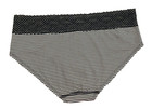 Victoria’s Secret low rise hiphugger stripes polka dots panty M Black Lace sexy — photo 3
