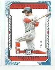 2019 Panini Cornerstones Quartz #29 Mookie Betts 09/25 (ref 90909)