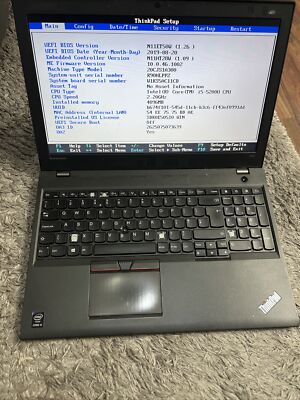 Lenovo Thinkpad T550 Laptop/ Intel core i5 5th Gen/ 4GB Ram/ 128GB