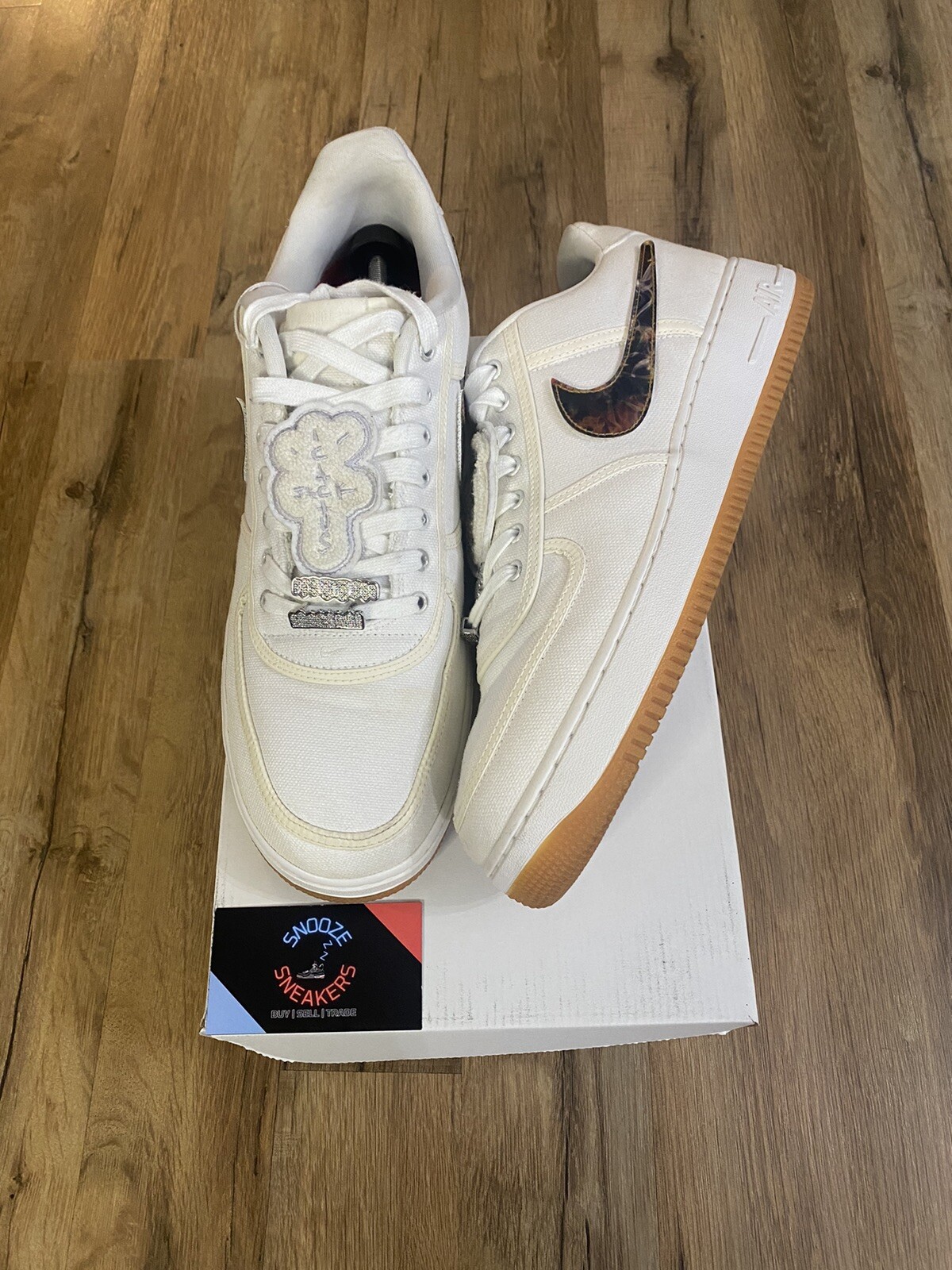 SIZE 13 - NIKE AIR FORCE 1 AF1 TRAVIS SCOTT SAIL GUM - AQ4211-101 | eBay
