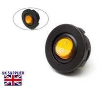 Auto LED Armaturenbrett Schalter Bernstein 12V EIN & AUS Taster Van Pick Up 4X4 LKW 4WD