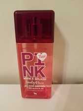 Victoria  s Secret PINK With a Splash LOVELY  TRUE Travel All-Over Mist 2.5oz