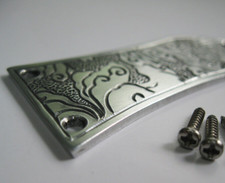 1X Clouds pattern aluminum truss rod cover fits most Epiphone guitars