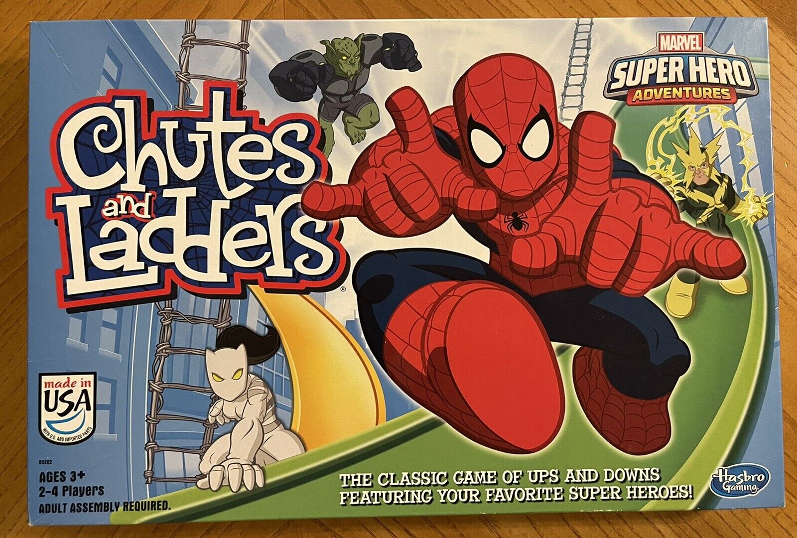  Hasbro Gaming Chutes and Ladders: Marvel Spider-Man