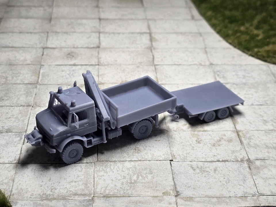 Unimog U5023 GW-L KatS Katastrophenschutz 1:87 H0 SET - Bild 2 von 4