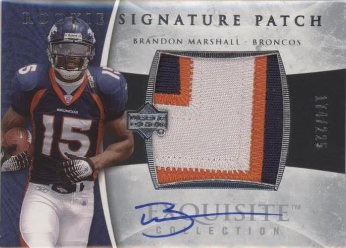 2006 Upper Deck Exquisite Collection Brandon Marshall #110 - 1 of 2