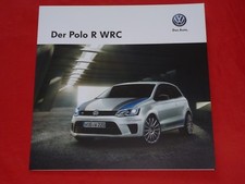 VW Polo V Typ 6R R WRC Prospekt Brochure Depliant Folleto von 2013