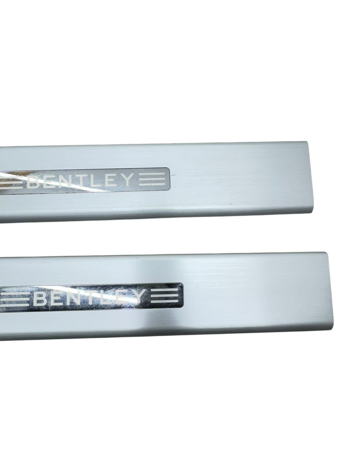 2016-2020 BENTLEY BENTAYGA FRONT REAR LEFT &RIGHT SILL SCUFF PLATE SET 4 *SCUFF*