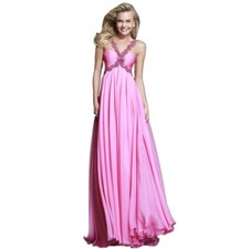 Sherri Hill Prom Dress Formal Evening Gown 11072 Pink Size 2, Silver Size 2
