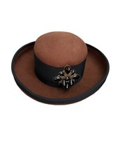 Vintage George W Bollman Doeskin Wool Hat Brown Felt Made in USA