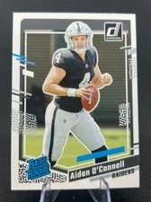 Aidan O'Connell 2023 NFL Panini Donruss Base Rated Rookie RC #360 Raiders DC23