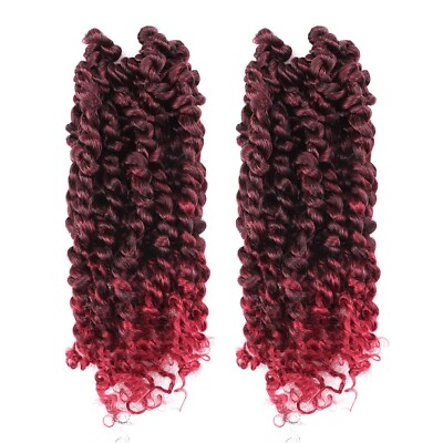 Passion Twist Crochet Hair 14 Inch 7 Packs Pre-twisted Passion Twist Crochet