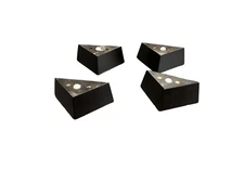 2-1/2" Height Wood Furniture legs, Sofa, Chair, Ottoman, Bed Feet - Set of 4