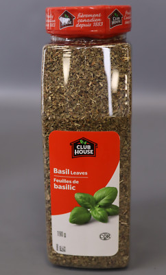 Club House Basil Leaves, Kosher, Mint-Flavour Aroma, Mixture of Dried leaf  190g
