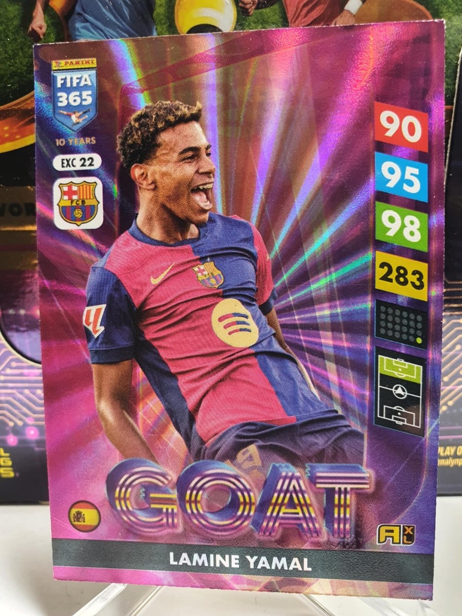 Panini FIFA 365 2025 Adrenalyn XL EXCELLENCE GOAT & NOIR Cards