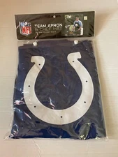 NFL Indianapolis Colts Team Apron & Chef Hat Unisex One Size Blue NEW