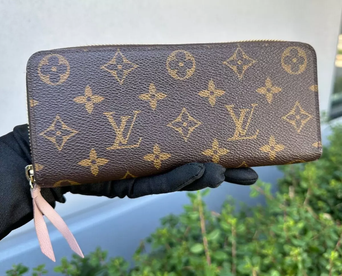 Louis Vuitton Clemence Monogram Canvas Zippy Wallet